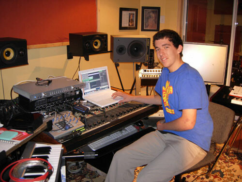 Picture of a man at a sound board